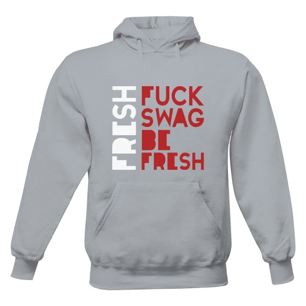 Pánská mikina s kapucí s potiskem FRESH Mikina FSBF